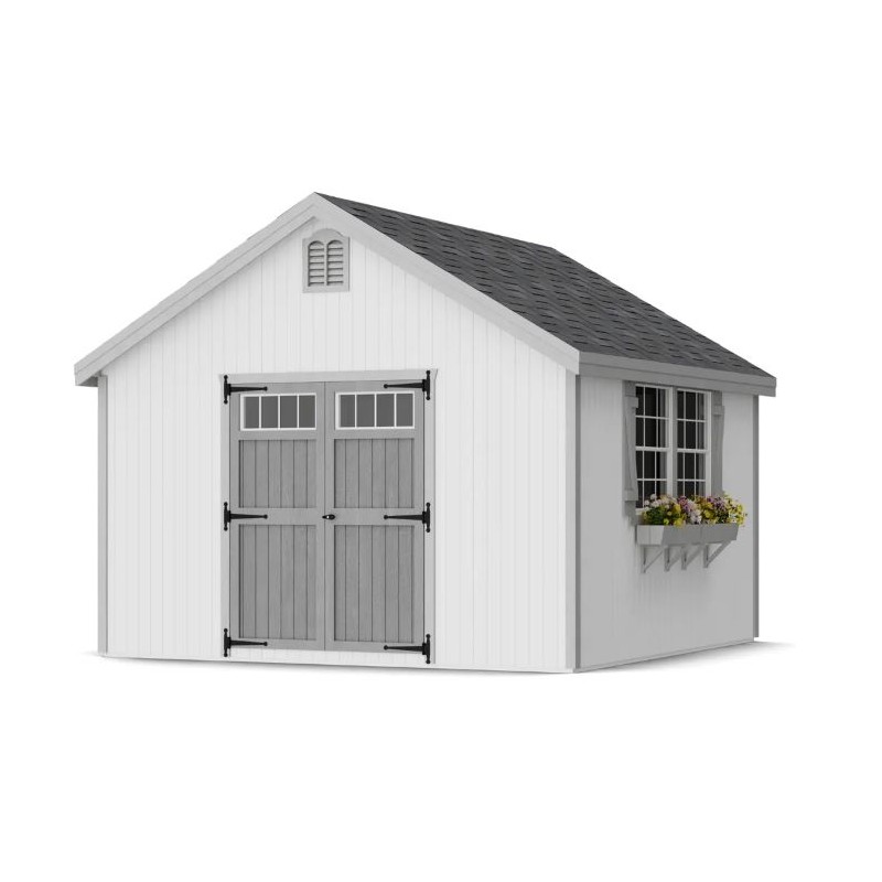 Little Cottage Co. 12x12 Colonial Williamsburg Wood Shed Kit - (12x12 WCGS-PC)