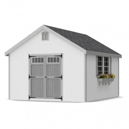 Little Cottage Co. 12x14 Colonial Williamsburg Wood Shed Kit - (12x14 WCGS-PC)