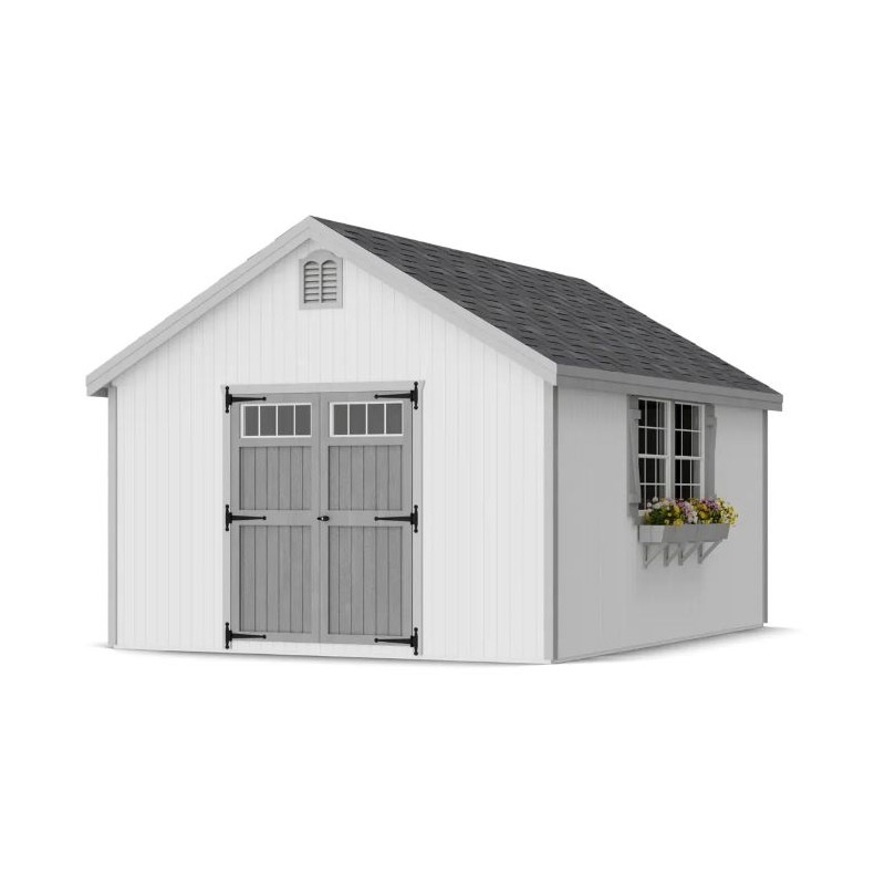 Little Cottage Co. 12x16 Colonial Williamsburg Wood Shed Kit - (12x16 WCGS-PC)