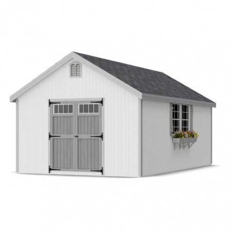 Little Cottage Co. 12x20 Colonial Williamsburg Wood Shed Kit - (12x20 WCGS-PC)