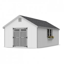 Little Cottage Co. 12x24 Colonial Williamsburg Wood Shed Kit - (12x24 WCGS-PC)