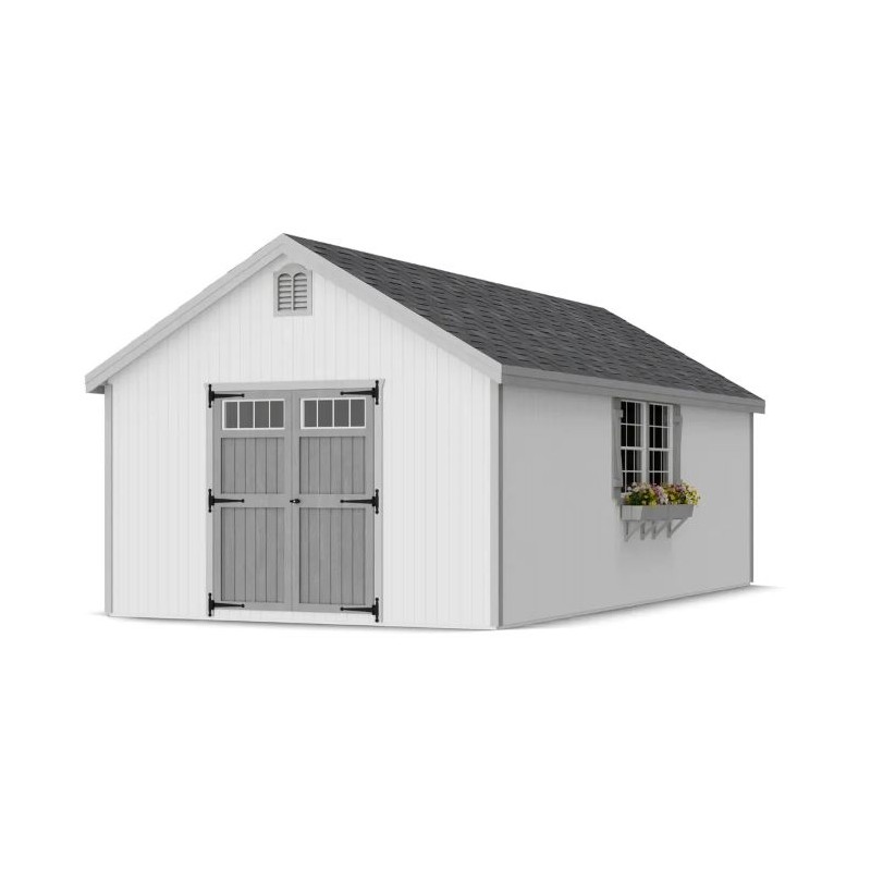 Little Cottage Co. 12x24 Colonial Williamsburg Wood Shed Kit - (12x24 WCGS-PC)