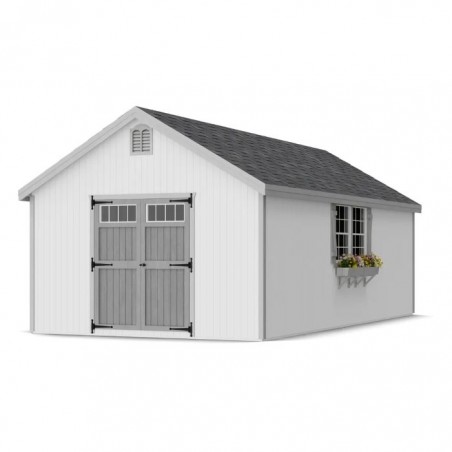Little Cottage Co. 12x24 Colonial Williamsburg Wood Shed Kit - (12x24 WCGS-PC)