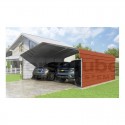 VersaTube 2-Sided 20x20x7 Classic Steel Carport Kit (CM020200070-NS0009)