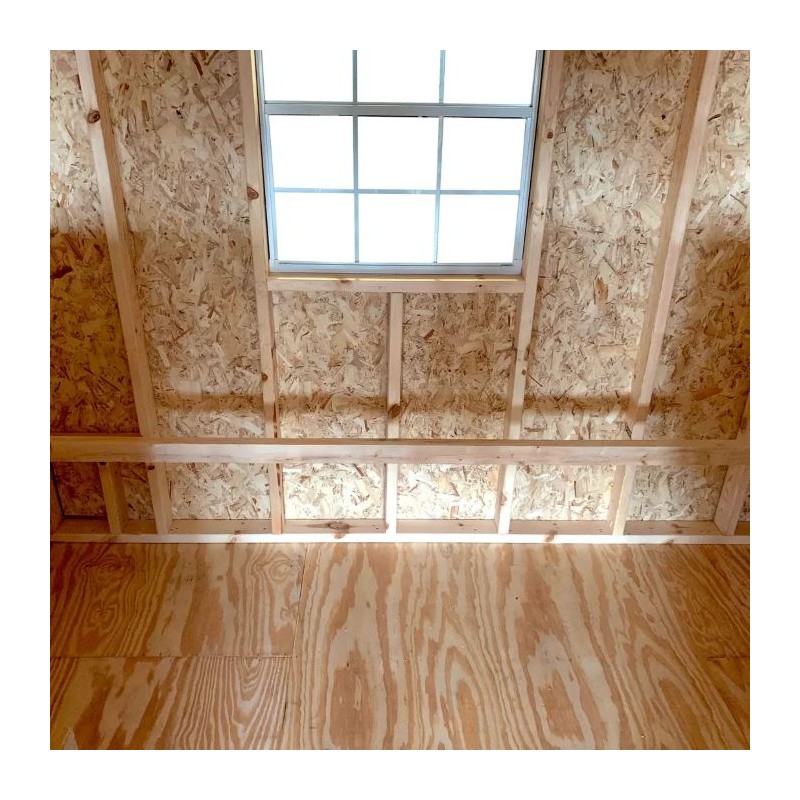 Little Cottage Co. 10x16 Round Roof Wood Chicken Coop Kit - (10x16 RRCC-PNK)