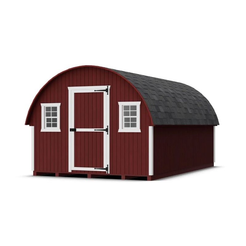 Little Cottage Co. 10x16 Round Roof Wood Chicken Coop Kit - (10x16 RRCC-PNK)