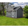 EZ-Fit 10x12 SkyView Panelized Wood Storage Shed Kit with Windows - (ez_skyview1012)