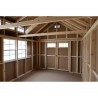 EZ-Fit 10x16 SkyView Panelized Wood Storage Shed Kit with Windows - (Ez_skyview1016)