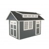 EZ-Fit 8x12 SkyView Panelized Wood Storage Shed Kit with Windows - (ez_skyview812)