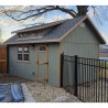 EZ-Fit 10x12 SkyView Panelized Wood Storage Shed Kit with Windows - (ez_skyview1012)