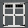 EZ-Fit 10x16 SkyView Panelized Wood Storage Shed Kit with Windows - (Ez_skyview1016)