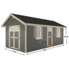 EZ-Fit 10x20 Riverside Wood Storage Shed Kit (ez_riverside1020)