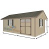 EZ-Fit Heritage 10x16 Wood Storage Shed Kit (ez_heritage1016)