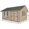 EZ-Fit Heritage 10x14 Wood Storage Shed Kit (ez_heritage1014)