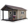 EZ-Fit Woodsman 10x12 Wood Storage Shed Kit (ez_woodsman1012)