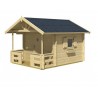 Lasita Lido Kids Club Wood Playhouse Kit with Terrace - (284799)