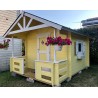 Lasita Lido Kids Club Wood Playhouse Kit with Terrace - (284799)