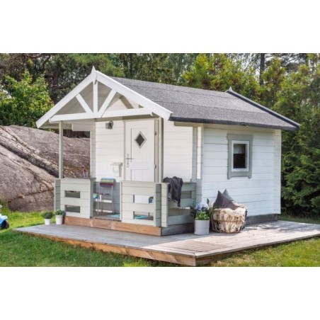 Lasita Lido Kids Club Wood Playhouse Kit with Terrace - (284799)