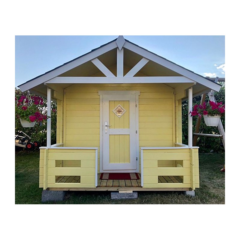 Lasita Lido Kids Club Wood Playhouse Kit with Terrace - (284799)