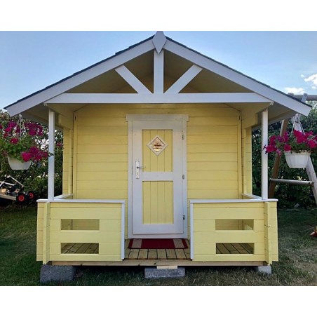 Lasita Lido Kids Club Wood Playhouse Kit with Terrace - (284799)