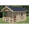 Lasita Lido Kids Club Wood Playhouse Kit with Terrace - (284799)