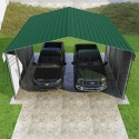 VersaTube 2-Sided 20x20x10 Classic Steel Carport Kit (CM020200100-NS0009)