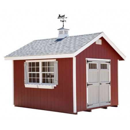 EZ-Fit Homestead 8x12 Panelized Wood Shed Kit (ez_homestead812)