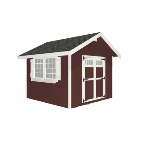 EZ-Fit Homestead 10x10 Panelized Wood Shed Kit (ez_homestead1010)