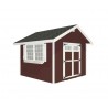 EZ-Fit Homestead 10x10 Panelized Wood Shed Kit (ez_homestead1010)