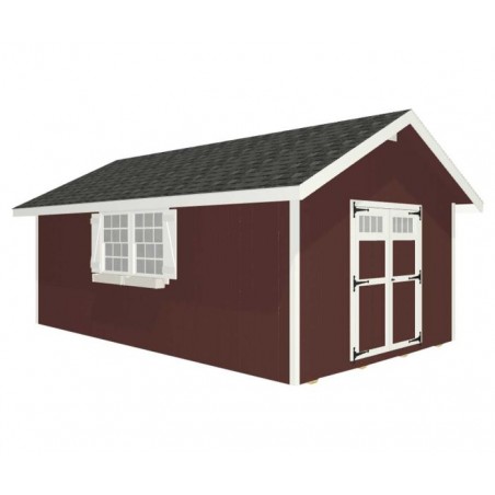 EZ-Fit Homestead 12x20 Panelized Wood Shed Kit (ez_homestead1220)