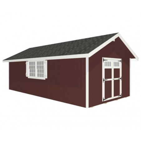 EZ-Fit Homestead 12x24 Panelized Wood Shed Kit (ez_homestead1224)