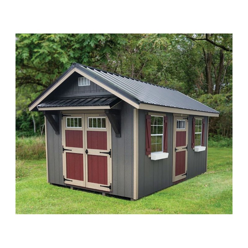 EZ-Fit 8x12 Riverside Wood Storage Shed Kit (ez_riverside812)
