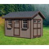 EZ-Fit 8x12 Riverside Wood Storage Shed Kit (ez_riverside812)