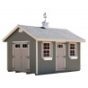 EZ-Fit 8x12 Riverside Wood Storage Shed Kit (ez_riverside812)