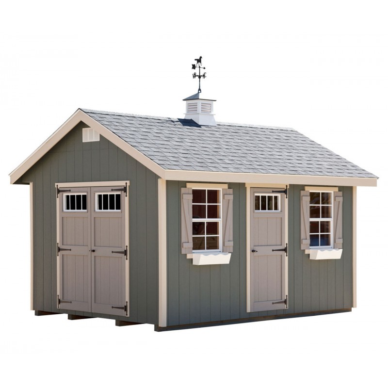 EZ-Fit 10x12 Riverside Wood Storage Shed Kit (ez_riverside1012)