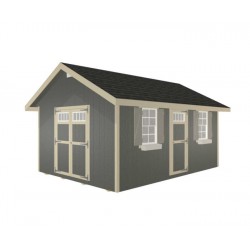 EZ-Fit 12x16 Riverside Wood Storage Shed Kit (ez_riverside1216)