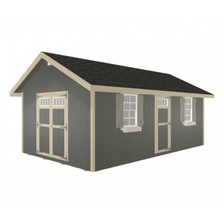EZ-Fit 12x20 Riverside Wood Storage Shed Kit (ez_riverside1220)