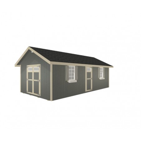 EZ-Fit 12x24 Riverside Wood Storage Shed Kit (ez_riverside1224)