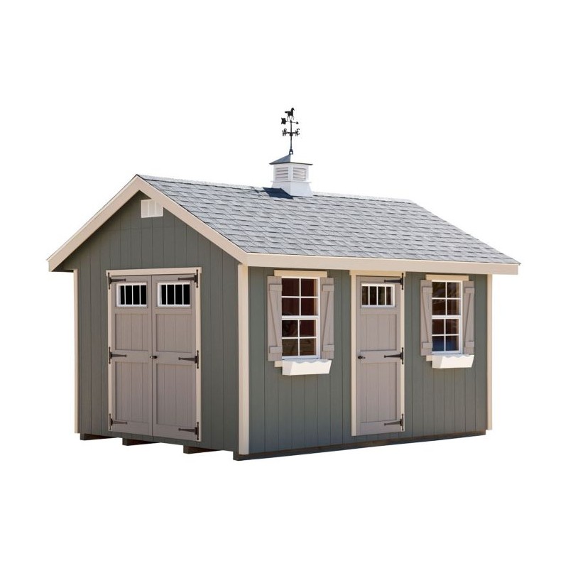 EZ-Fit 12x24 Riverside Wood Storage Shed Kit (ez_riverside1224)