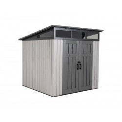 Lifetime 8.3' x 8.3' Modern Outdoor Plastic Storage Shed Kit (60542)