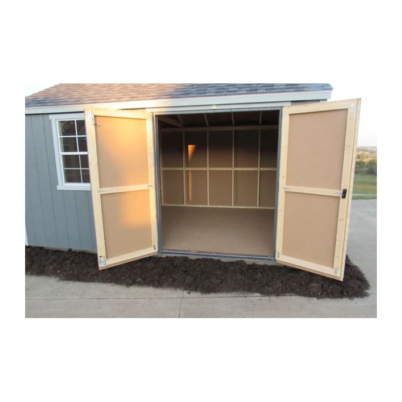 EZ-Fit Craftsman 8'W x 8'D Wood Storage Shed Kit (ez_craftsman88)
