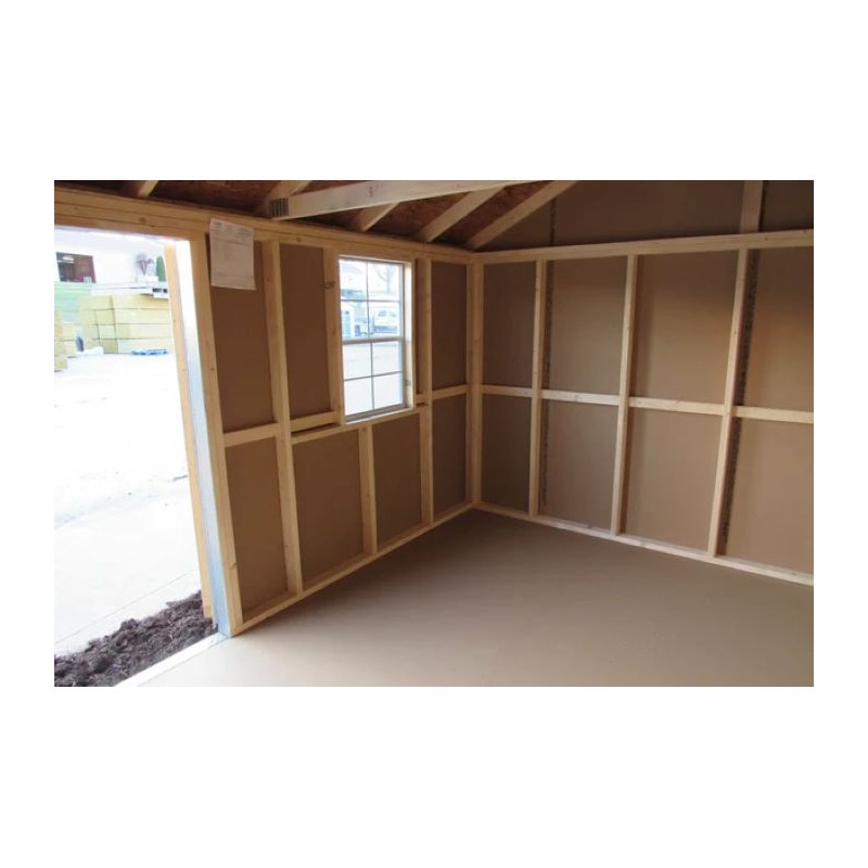 EZ-Fit Craftsman 8'W x 12'D Wood Storage Shed Kit (ez_craftsman812)