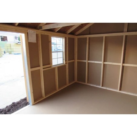 EZ-Fit Craftsman 8'W x 12'D Wood Storage Shed Kit (ez_craftsman812)