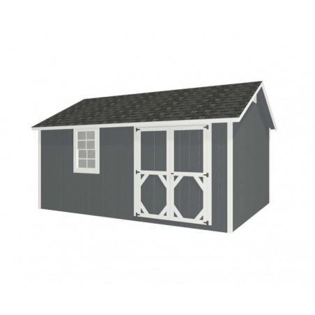 EZ-Fit Craftsman 12'W x 16'D Wood Storage Shed Kit (ez_craftsman1216)