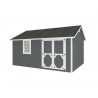 EZ-Fit Craftsman 12'W x 16'D Wood Storage Shed Kit (ez_craftsman1216)