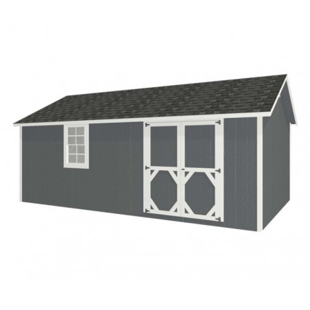 EZ-Fit Craftsman 12'W x 20'D Wood Storage Shed Kit (ez_craftsman1220)