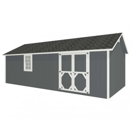 EZ-Fit Craftsman 12'W x 24'D Wood Storage Shed Kit (ez_craftsman1224)
