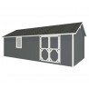 EZ-Fit Craftsman 12'W x 24'D Wood Storage Shed Kit (ez_craftsman1224)