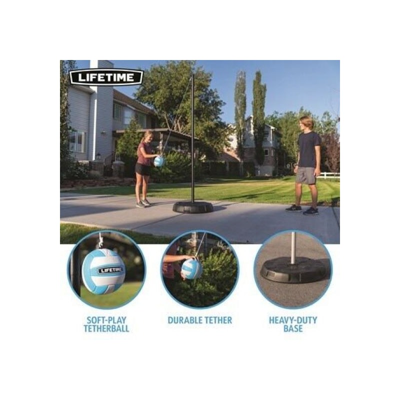 Lifetime Portable Tetherball Kit - Black Pole (90029)