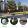 Lifetime Portable Tetherball Kit - Black Pole (90029)